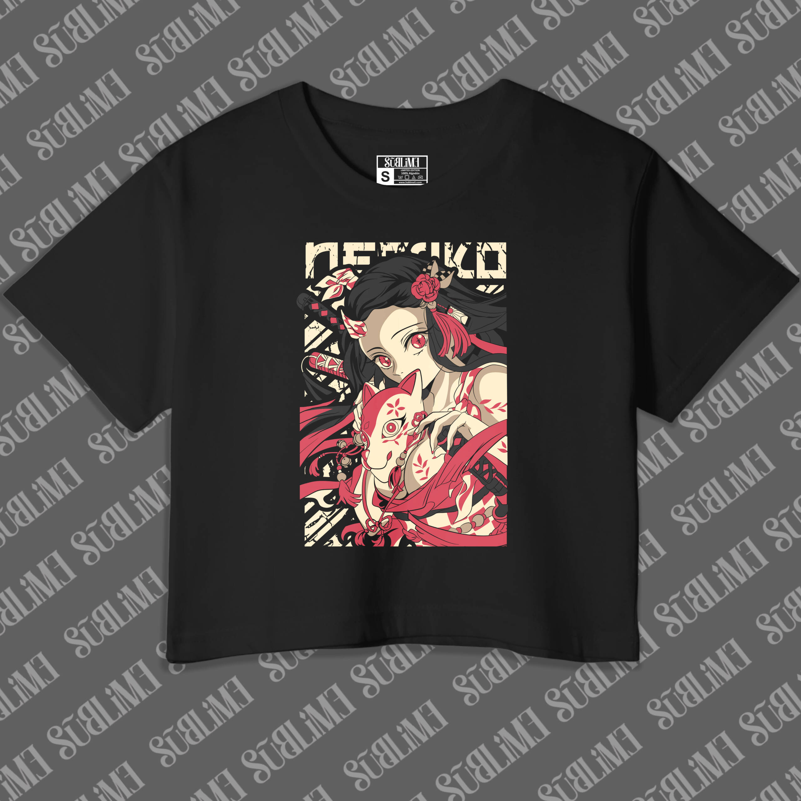 Nezuko Crop Top